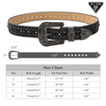 Ceinture à strass BELTROAD Ceinture gothique Ceintures Bling pour femmes et hommes Ceintures Western Cowboy Cowgirl pour jeans, ceinture Halloween