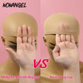 WOWANGEL HD Wig Cap 4 PCs, Transparent Stocking Wig Caps for Women Lace Front Wig Invisible Thin Nylon Cap