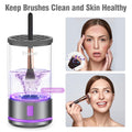 Electric Makeup Brush Cleaner Machine, 4100 RPM Make up Brush Cleaning with 1200 mAh Rechargeable Battery, Automatic Makeup Brush Cleaner with Mat For All Size Cosmetic Brushes and Sponges