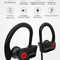 Otium Bluetooth Earbuds Wireless Headphones Bluetooth Headphones, Sports Earbuds, IPX7 Waterproof Stereo Earphones for Gym Running 15 Hours Playtime Sound Isolation Headsets,Black