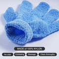 10 Pairs Exfoliating Gloves,Made of 100% Nylon,10 Colors Double Sided Exfoliating Gloves for Beauty Spa Massage Skin Shower Body Scrubber Bathing Accessories.