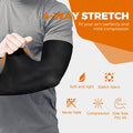 5 Pairs Arm Sleeves for Men & Women, UV Sun Protection Compression Cooling Tattoo Sleeve Cover Up for Women, Men & Kids Basketball Volleyball