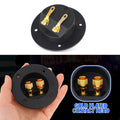 2 Pcs Black Speaker Box Terminal Cup 3 Inch 2-Way Spring Loaded Jacks Speaker Wire Connector Binding Post Cup Connector Subwoofer Plug for Speaker Sub Subwoofer Box Home Car Stereo