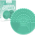 MINTHE™ Makeup Brush Cleaner Mat | 2 Pack | Silicone Makeup Brush Cleaning Mat, Make Up Brush Cleaner Pad, Makeup Brush Mat Cleaner, Makeup Cleaner, Make Up Brushes Cleaning