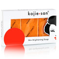 Kojie San Skin, Body, and Facial Brightening Soap - Original Kojic Acid Soap, Dark Spot Remover Bar Soap with Coconut & Tea Tree Oil - 65g x 3 Bars