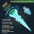 Paquete de 4 repelentes de topos con energía solar para césped, trampa para topos resistente al agua IP65, repelente de tuzas