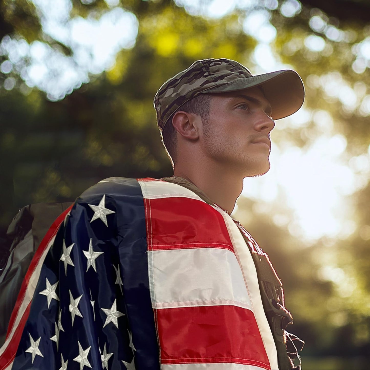 ARTISAN OF VICTORY American Flags for Outside 3x5 Ft - Heavy Duty USA Flag, US Flag Perfect for Outdoor Display - Durable and Proudly Made in USA