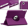 Case for iPad 9th Generation(2021)/ 2020 iPad 8th Generation/ 2019 iPad 7th Generation for 10.2 Inch iPad Case Covers, 360 Degree Rotating Protective Case with Sleep Function (Purple)