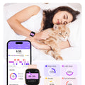 Parsonver Smart Watch for iOS and Android Phones(Answer/Make Calls), HD Screen Watches for Women, IP68 Waterproof Fitness Tracker Watch with Heart Rate Sleep Monitor, Steps Calories Counter, Rose Gold