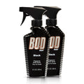 BOD man Fragrance Body Spray, Black, 8 fl oz (Pack of 2)