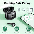 Wireless Earbuds, Bluetooth Headphones 5.3, 50H Playtime LED Display Deep Bass Ear Buds with 4 ENC Noise Cancelling Mic, IP7 Waterproof in-Ear Earphones for Phone Tablet Laptop Sports