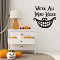 Rotumaty Halloween 'Smiling Face' Thriller Stickers Muraux Cool Sticker Mural pour Chambre Salon Décoration de la Maison Fête Mur Art Décor