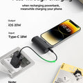 VEGER Mini Portable Charger for iPhone, 5000mAh 20W PD Fast Charging Battery Pack, Cordless Portable External Backup Charger for iPhone 13, 12, 11, 8, 7, XR, XS Max, Pro Max, AirPods