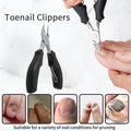 Fingernail and Toenail Nail Clippers for Thick and Ingrown Nails, 11 Pieces Manicure and Pedicure Kits Cutters Care Tools Hand Foot Treatment for Men, Women, and Seniors with Travel Case