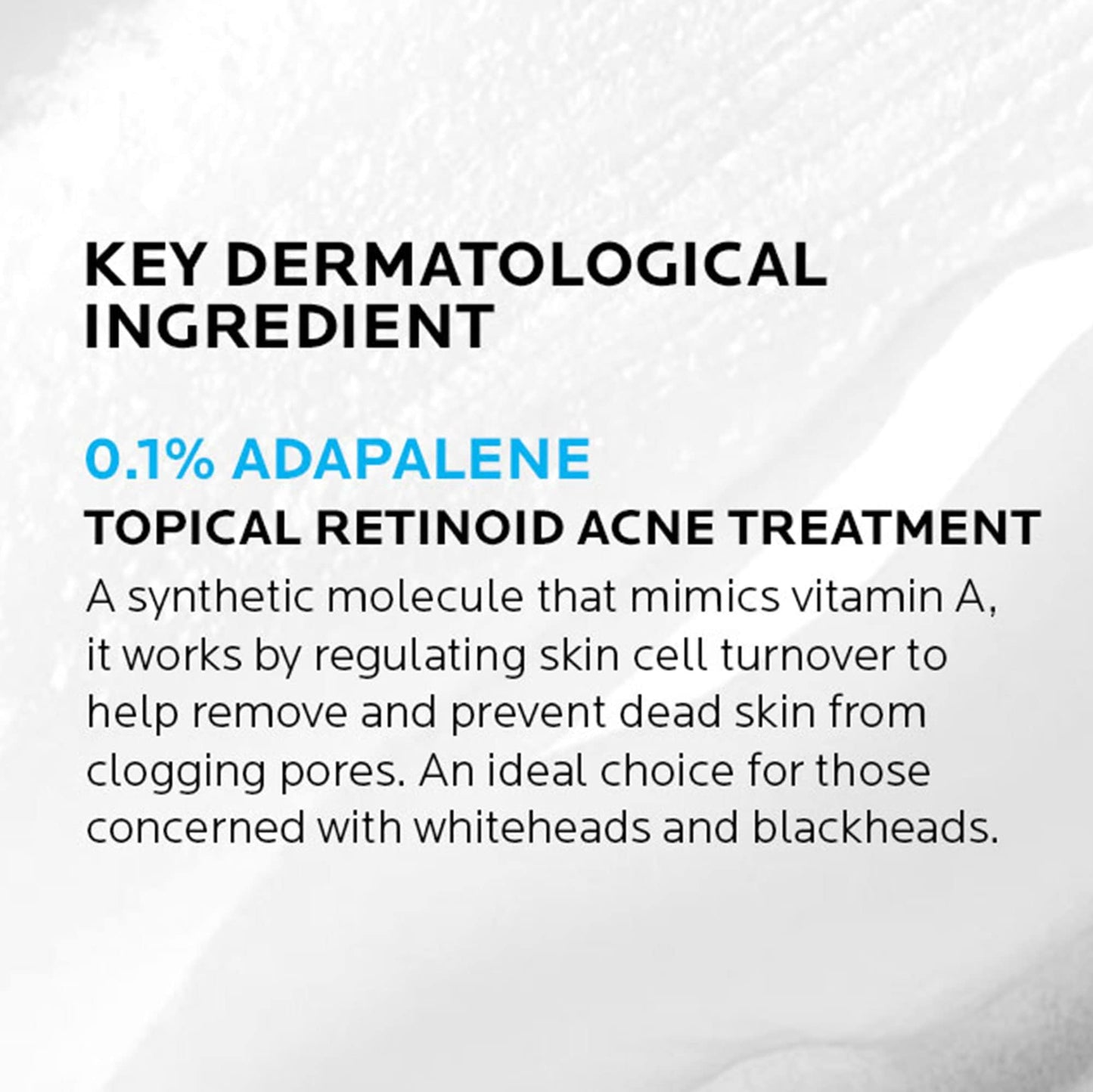 La Roche-Posay Effaclar Adapalene Gel 0.1% Acne Treatment | Retinoid Acne Cream | Acne Medication | Acne Gel For Blackheads & Whiteheads | Oil Free | Helps Clear And Prevent Acne & Clogged Pores