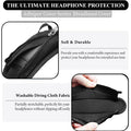 Adhiper Universal Headphone Headband Cover for Sony Beats Bose Soundcore HyperX ATH Skullcandy JBL Jabra, Headband Cover Cushion Protector for Sony XM4, XM5 & Beats Studio Pro/Solo4 Headphones - Black