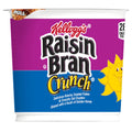 Céréales pour petit-déjeuner Raisin Bran Crunch de Kellogg's, céréales à base de fibres, faites avec de vrais fruits, originales, boîte de 33,6 oz (12 tasses)