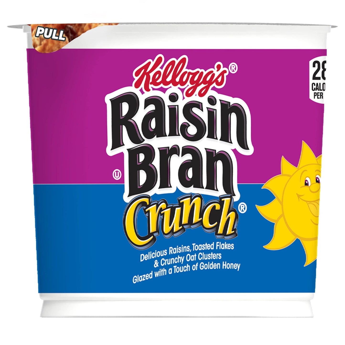 Céréales pour petit-déjeuner Raisin Bran Crunch de Kellogg's, céréales à base de fibres, faites avec de vrais fruits, originales, boîte de 33,6 oz (12 tasses)