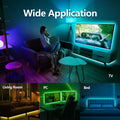 KEXU LED Lights for TV 9.84ft USB Led Strip Lights for 22-65 in TV LED Lights RGB Music Sync TV Backlights with APP Control LED Lights for Bedroom Décor