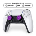 KontrolFreek FPS Freek Frenzy for PlayStation 5 (PS5) and PlayStation 4 (PS4) Controller | Performance Thumbsticks | 1 High-Rise, 1 Mid-Rise | Purple/Black