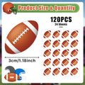 120 Pcs Football Stickers Vinyl, Football Helmet Stickers for Water Bottle Kids Boys, Sports Ball Decals Waterproof for Football Sports Party Favor Supply Reward Pride Planner Calendar DIY Craft