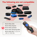 【Pack of 2】 New Replacement for All Roku TV Remote,Compatible for All TCL-ONN-Hisense-Roku TV Remote