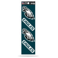 Rico Industries NFL Football Philadelphia Eagles 3" x 12" Quad Decal - (4) Decals, White