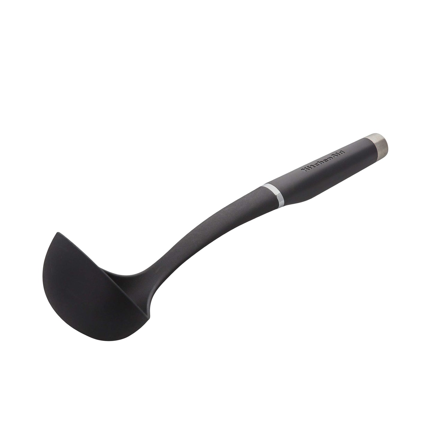 KitchenAid Gourmet Nylon Ladle, One Size, Black