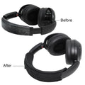 Adhiper Universal Headphone Headband Cover for Sony Beats Bose Soundcore HyperX ATH Skullcandy JBL Jabra, Headband Cover Cushion Protector for Sony XM4, XM5 & Beats Studio Pro/Solo4 Headphones - Black