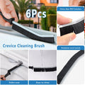 Crevice Cleaning Brush,New Multifunctional Cleaning Brush Tool, Bathroom Gap Brush, Home, Kitchen, Bathroom, Window, Vehicle, Faucets, Toilet,6Pcs