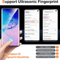 UniqueMe [2+2 Pack] Unique Me Compatible with Samsung Galaxy S10 Full Coverage Flexible TPU Screen Protector and Camera Lens Protector 【Not Fit for Samsung S10 Plus】