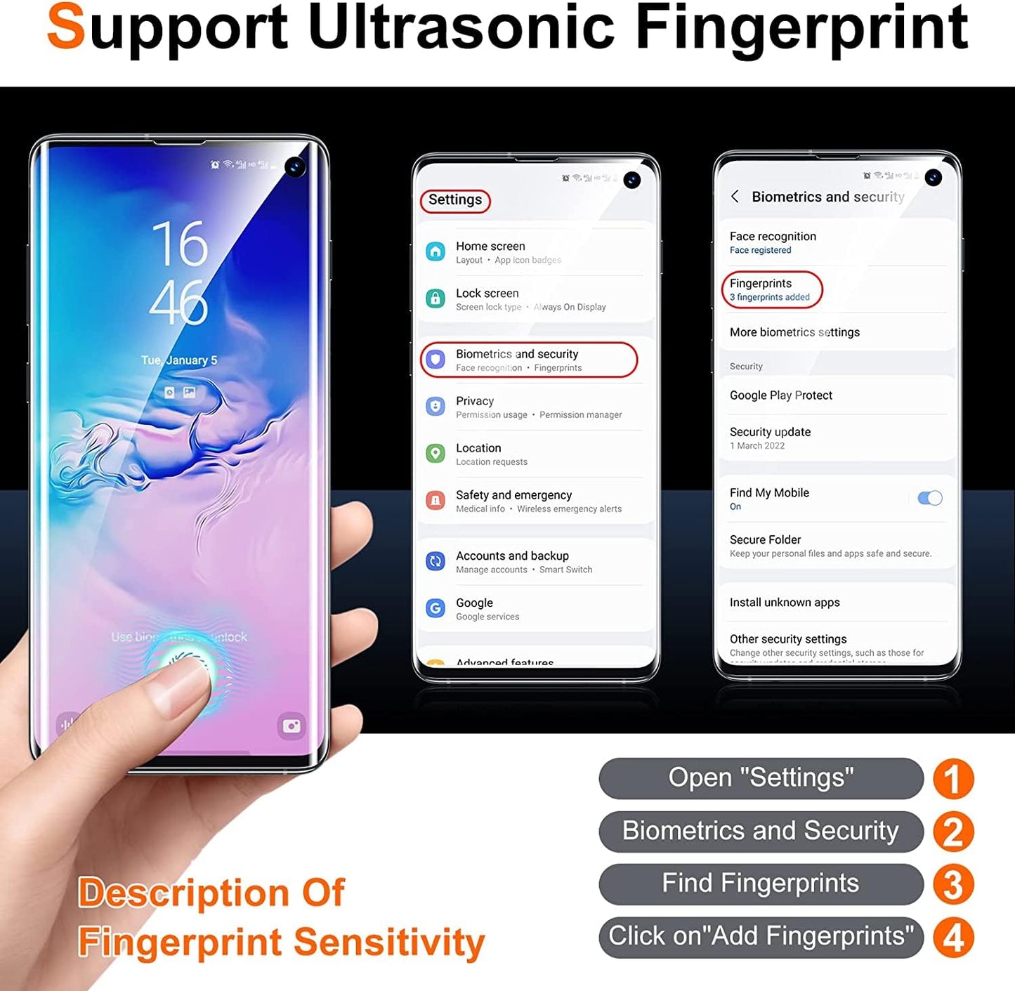 UniqueMe [2+2 Pack] Unique Me Compatible with Samsung Galaxy S10 Full Coverage Flexible TPU Screen Protector and Camera Lens Protector 【Not Fit for Samsung S10 Plus】