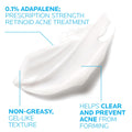 La Roche-Posay Effaclar Adapalene Gel 0.1% Acne Treatment | Retinoid Acne Cream | Acne Medication | Acne Gel For Blackheads & Whiteheads | Oil Free | Helps Clear And Prevent Acne & Clogged Pores