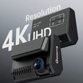 4K Dash Cam Front, GOODTS Car Camera 2160P with WiFi, Dash Camera for Cars with Dedicated Car Charger, Dashcam with App Control,G-Sensor,Parking Monitor,Loop Recording,3M Bracket,Free 64GB SD Card