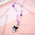 iFace Hello Kitty and Friends Beaded Wristlet Universal Phone Charm Strap - Cute Wrist Chain Lanyard Aesthetic Decor Strap for Cell Phone Camera Keys AirPods Keychains – Kuromi