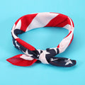 Bandeau Bandana Drapeau Américain Rouge Blanc et Bleu Ardorchid Bandeaux Patriotiques USA pour Hommes et Femmes Foulard Cou et Visage Enveloppement de Tête