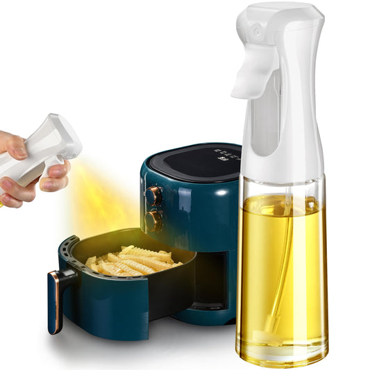 Oil Sprayer for Cooking- 200ml Glass Olive Oil Sprayer Mister, Olive Oil Spray Bottle, Kitchen Gadgets Accessories for Air Fryer, Canola Oil Spritzer, Widely Used for Salad Making, Baking, Frying,BBQ4