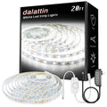 dalattin White LED Strip Lights, 20ft Dimmable Super Bright 24V Led Tape Light 6500K 360 LEDs Lights for Bedrooms, Mirror, Kitchen, Home Decoration Daylight White