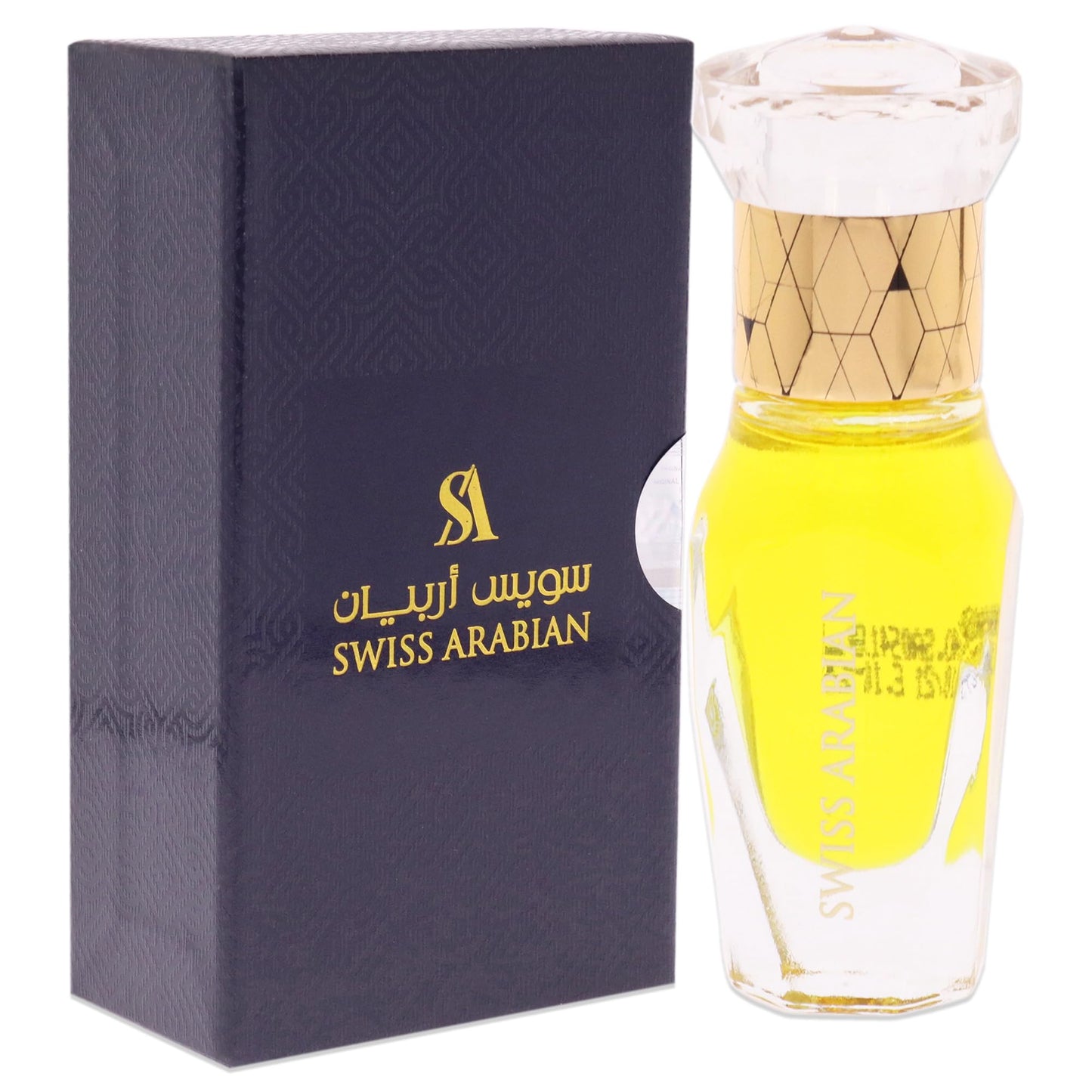 Swiss Arabian Blue Breeze For Unisex - Luxury Products From Dubai - Long Lasting Personal Perfume Oil - A Seductive, Exceptionally Made, Signature Fragrance - The Luxurious Scent Of Arabia - 0.4 Oz