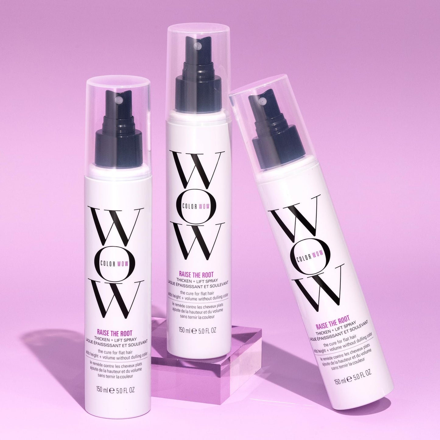 COLOR WOW Raise the Root Thicken + Lift Spray – All-Day Volume for Fine, Flat Hair without dulling color