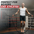 HPYGN Weighted Heavy Skipping/Jump Rope 9.2ft 2.8LB for fitness, Exercise, boxing Gym Training, Home Workout, Improve Strength and Building Muscle, Total Body Workout Equipment for Men