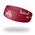 Bandeau réversible de 2,25 po pour le collège - Basketball, football, baseball et jour de match universitaire (bandeau réversible rouge de 2,25 po de l'Ohio State University)