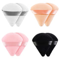 8 Pieces Triangle Powder Puff Face Soft Triangle Makeup Puff Velour Cosmetic Foundation Blender Sponge Beauty Makeup Tools