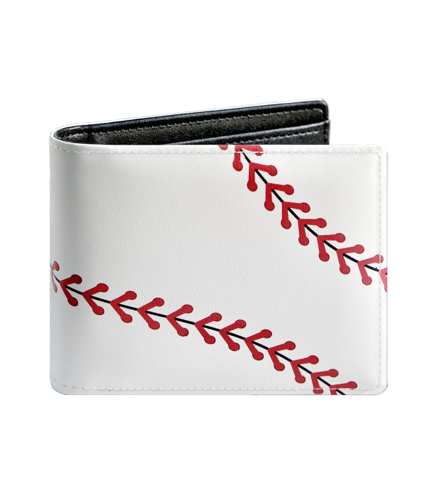 WRIGAEL Credit Card Holder Wallet Rfid Blocking Kids Boys Bifold Teen Cool Cute for Cash with ID Window Cardholder Teenage Teenager, Baseball