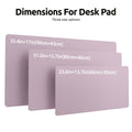 YSAGi Leather Desk Pad Protector, Office Desk Mat, Large Mouse Pad, Non-Slip PU Leather Desk Blotter, Laptop Desk Pad, Waterproof Desk Writing Pad for Office and Home (Grayish Lavender, 23.6" x 13.8")