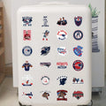 104Pcs Football Rugby Stickers for Water Bottle, Patriot Rugby Decal Decoration Sticker for Boys，Waterproof Decals for Laptop，Computer，Phone Case，Car，Guitar，Bumper，Skateboard，Gifts for Adults Teens