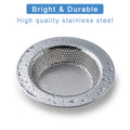 Honmein 2 Pcs Sink Strainer for Most Kitchen Sink Drain Basket, Upgraded Double-Layer Safe Design Kitchen Sink Strainer (Outer Diameter 4.5 Inch)