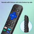 Replacement Remote Control Only for All Roku TV, Compatible for TCL Roku/Hisense Roku/Onn Roku Series Smart TVs (Not for Roku Stick and Box)