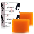 Kojie San Skin and Body Brightening Soap - Original Kojic Acid, Dark Spot Remover Bar Soap with Glycerin & Tea Tree Oil - 65g x 2 Bars