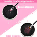 TailaiMei 2 Pack Color Removal Cleaner Sponge, Quickly & Easily Clean Makeup Brushes Powder Without Water or Chemical Solutions Eliminating Drying Time - Switch Eyeshadow Colored Immediately